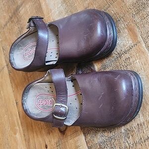 KLOGS Brown Mary Janes size 8M, Very Good Preowned Condition